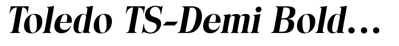 Toledo TS-Demi Bold Italic